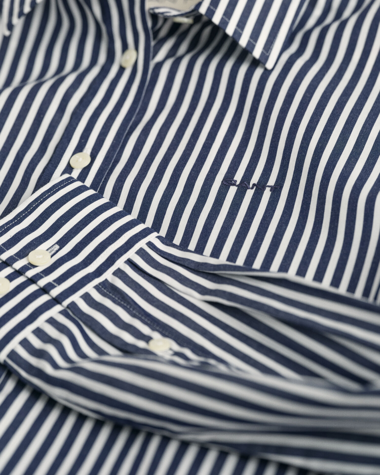 Regular Fit Classic Striped Poplin Shirt