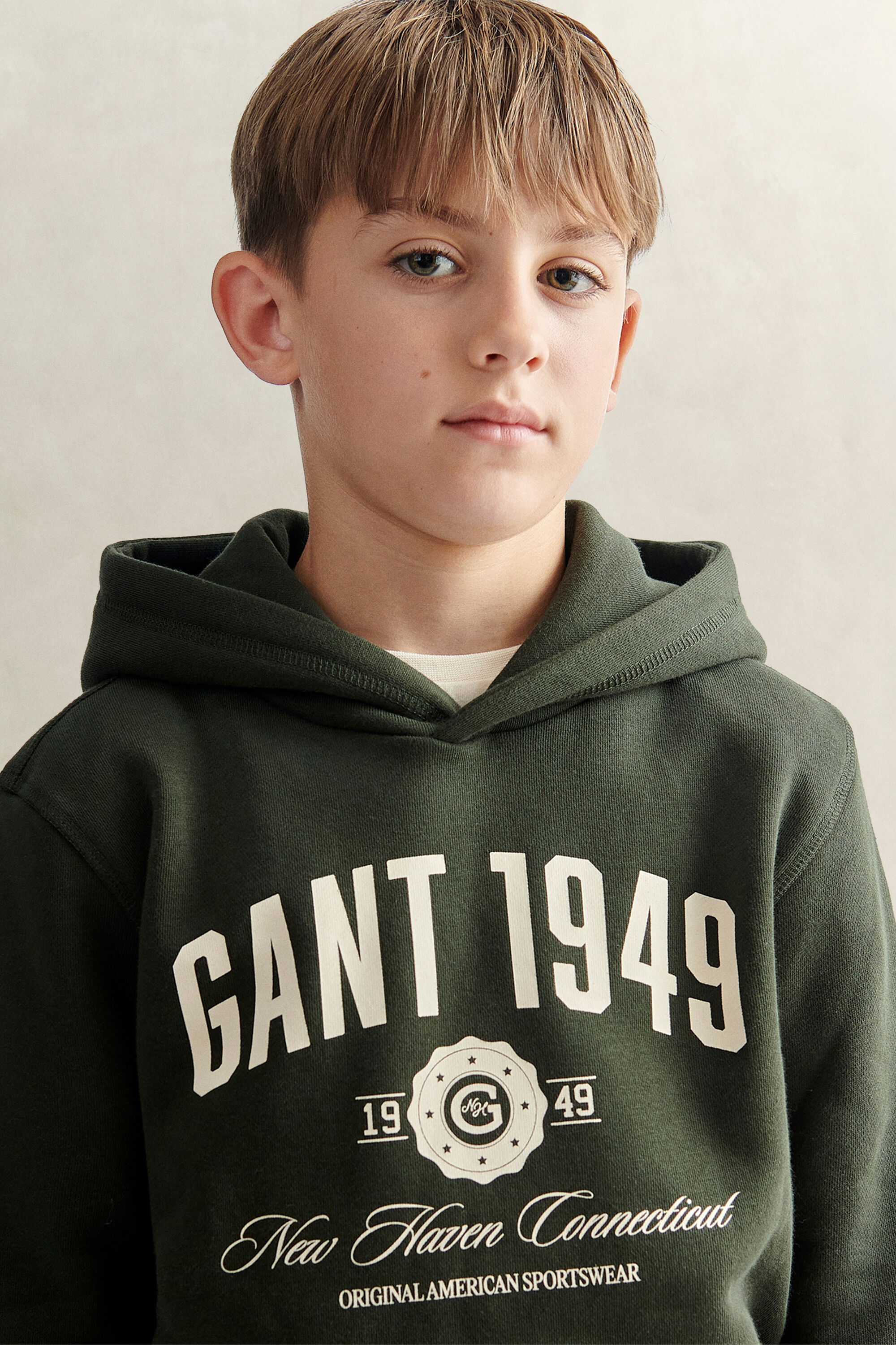Felpa con cappuccio Collegiate Teen Boys