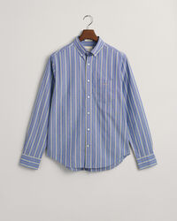 Regular Fit Popeline Hemd mit Streifen