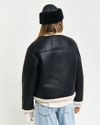 Kurzjacke aus Shearling-Imitat