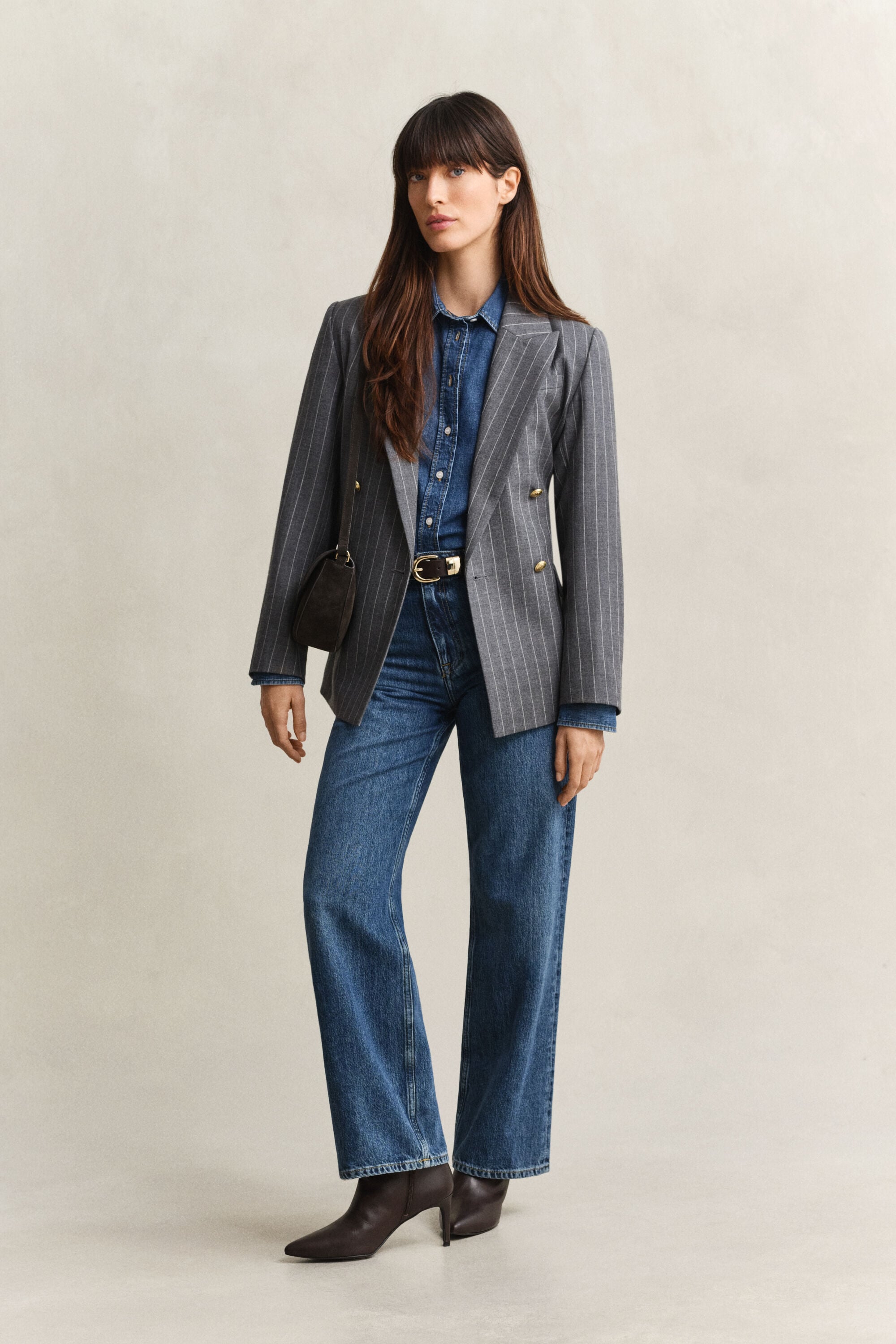 Jeansbluse