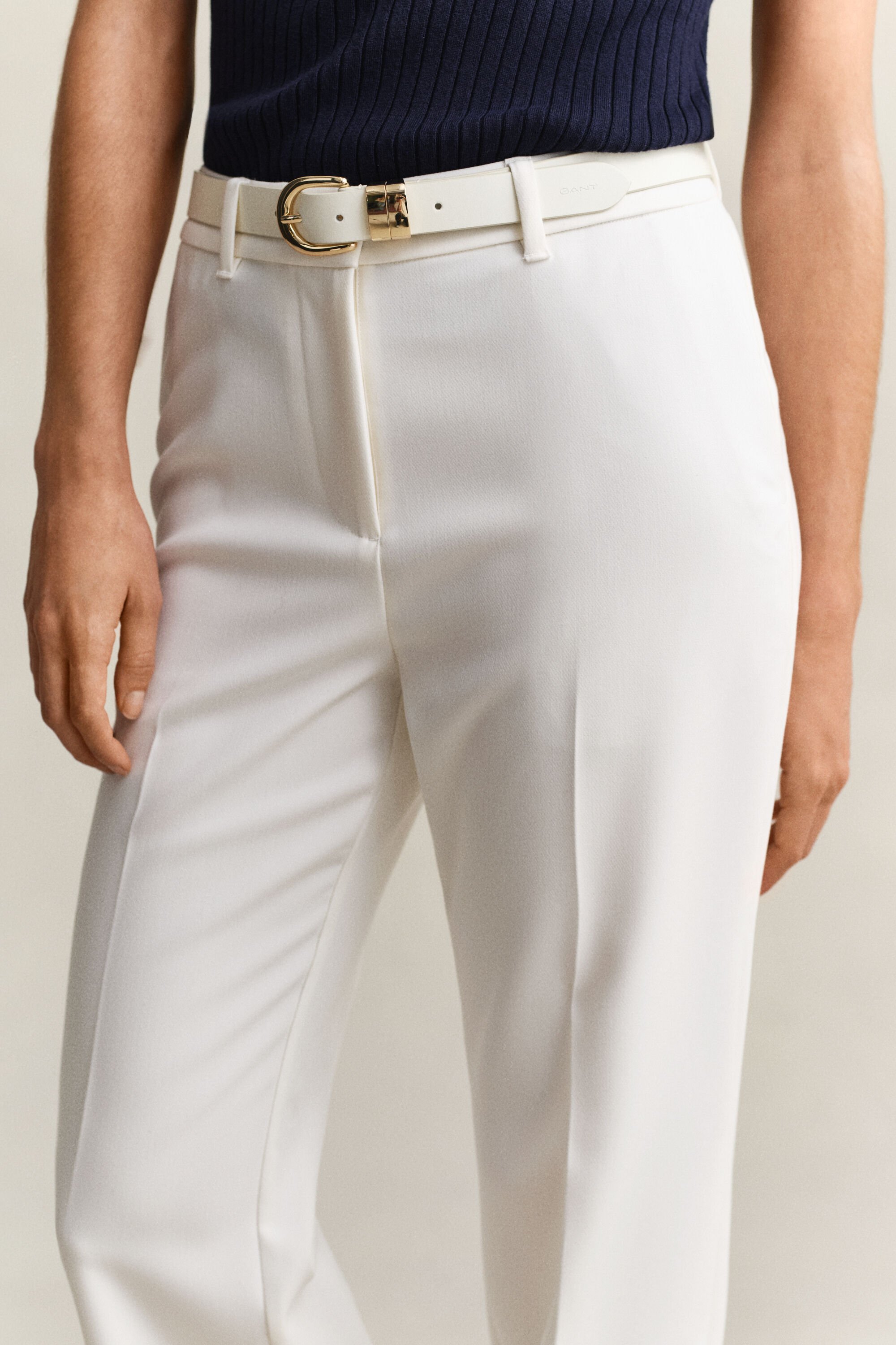 Pantalon décontracté coupe évasée