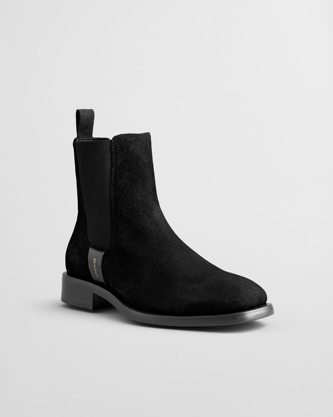 Fayy Chelsea Boot aus Veloursleder
