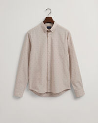 Slim Fit Dobby Hemd mit Punkten