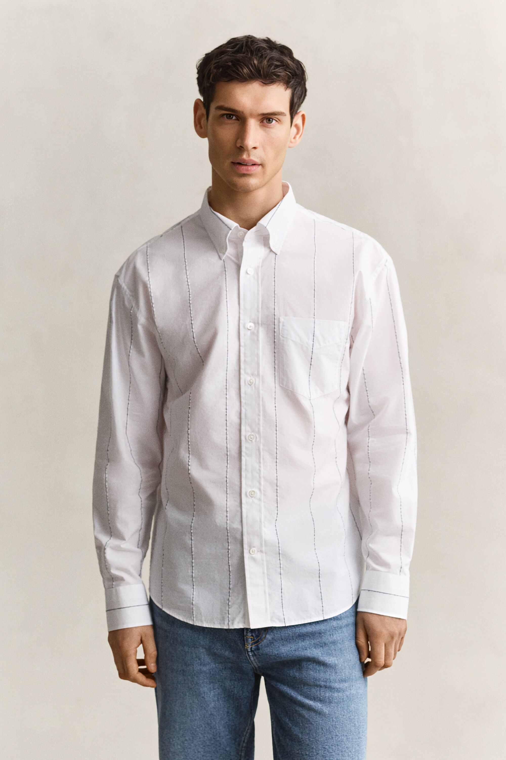 Chemise chenille texturée