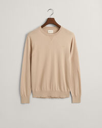 Feiner Baumwoll Rundhalspullover