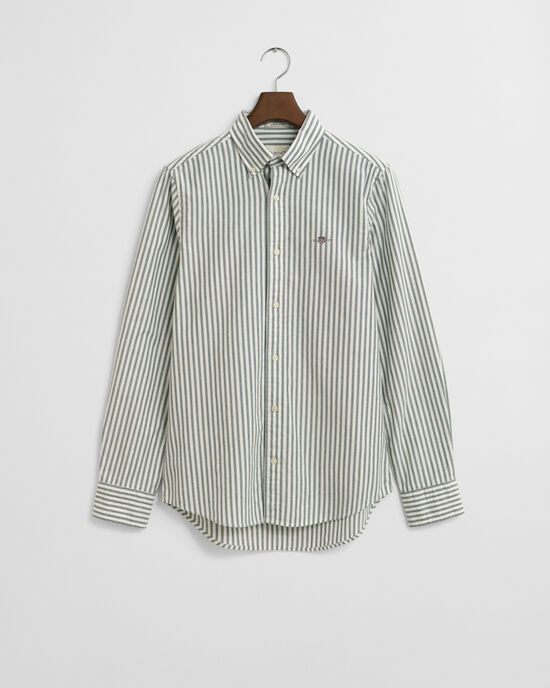 Slim Fit Stretch Oxford-Hemd mit Streifen