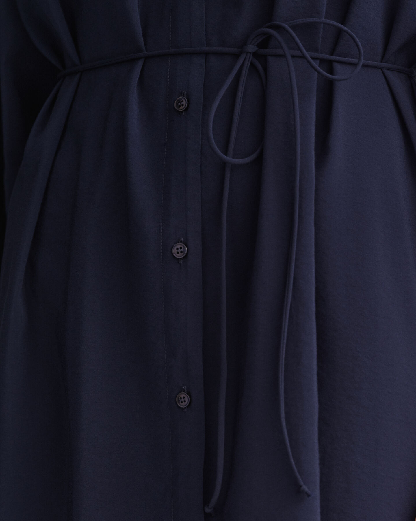 Hemdblusenkleid mit Stehkragen