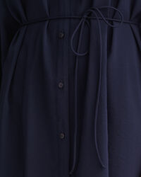 Hemdblusenkleid mit Stehkragen