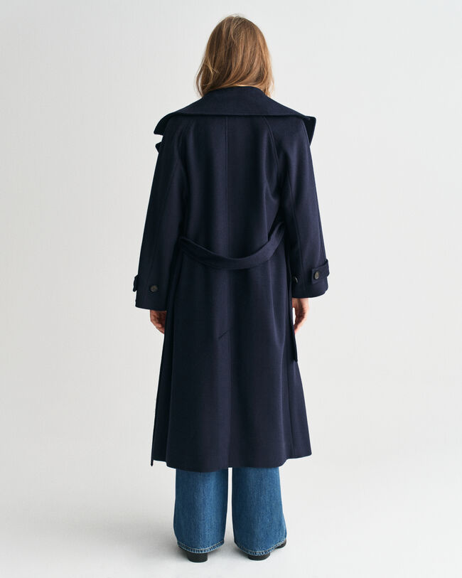 Trenchcoat aus Wolle