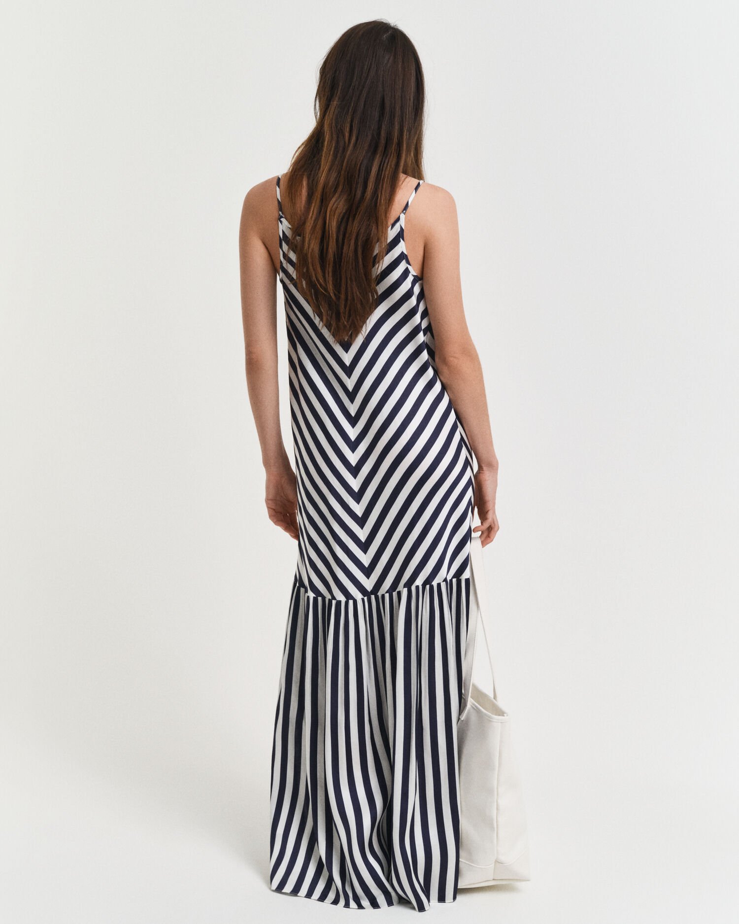 Chevron Striped Maxi Dress