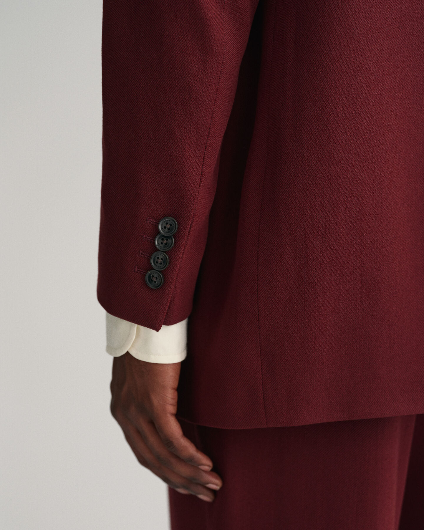 Oversized Woll Twill Anzugsakko