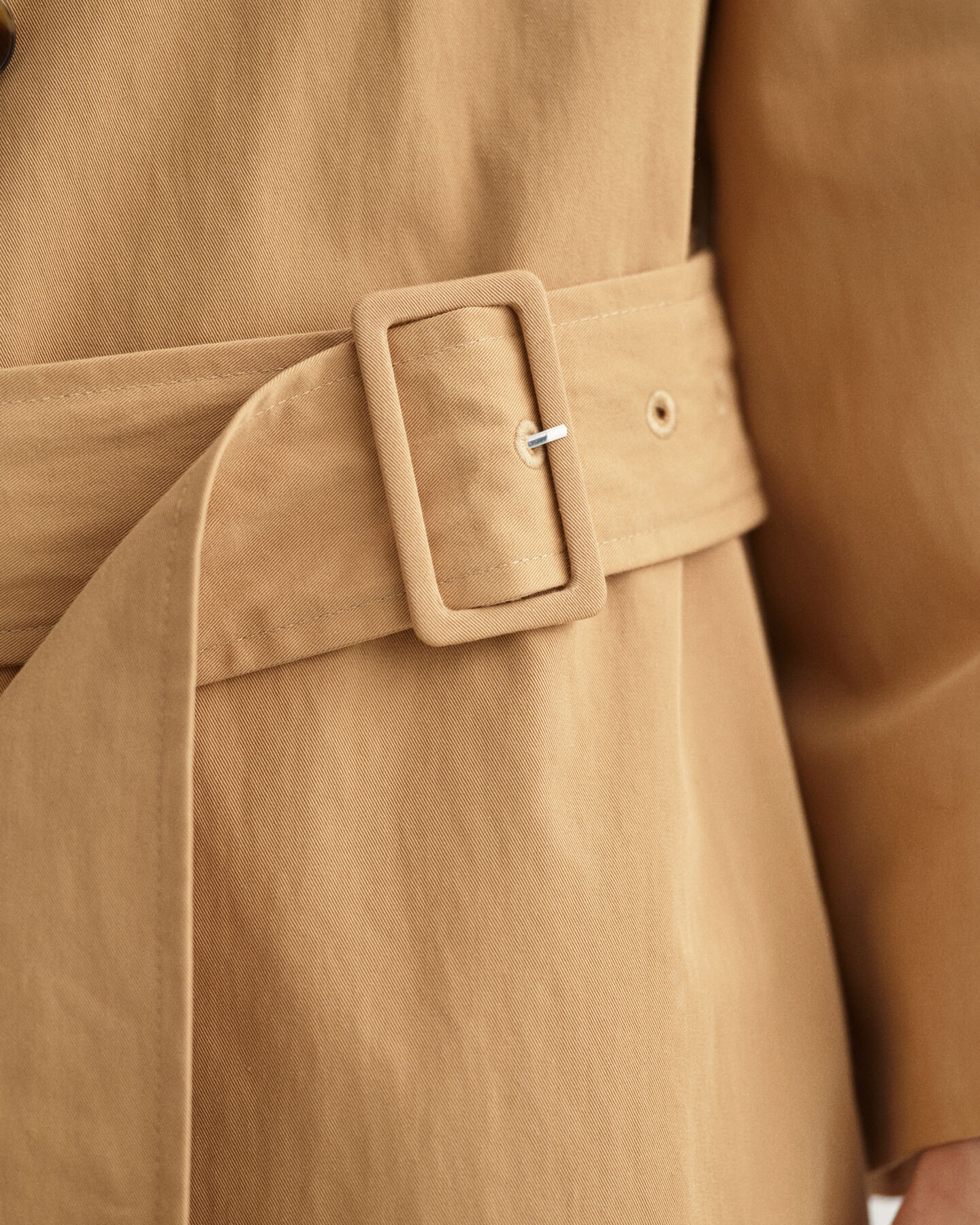 Kurzmantel aus Baumwollmischung