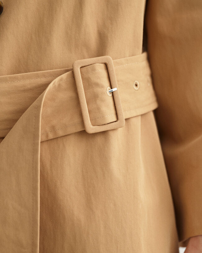 Kurzmantel aus Baumwollmischung