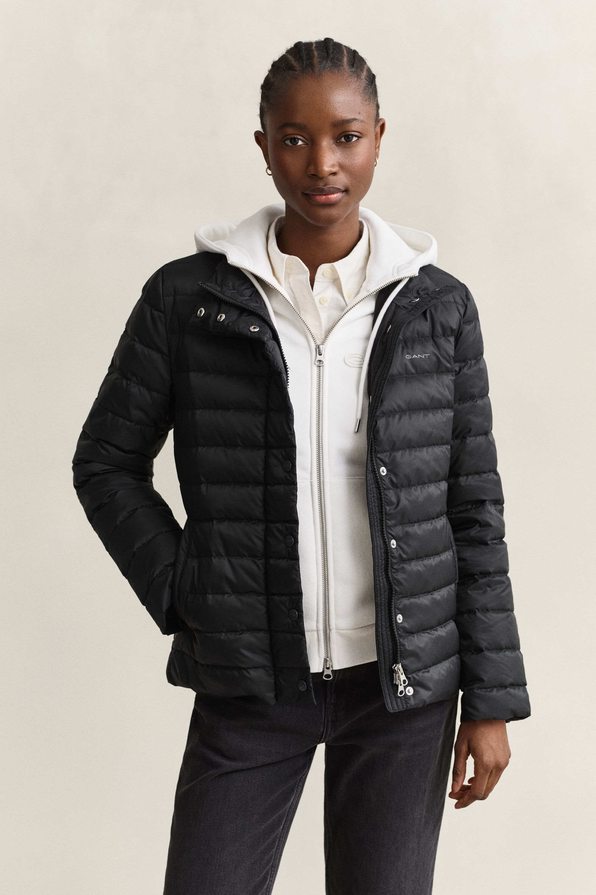 Leichte Daunenjacke