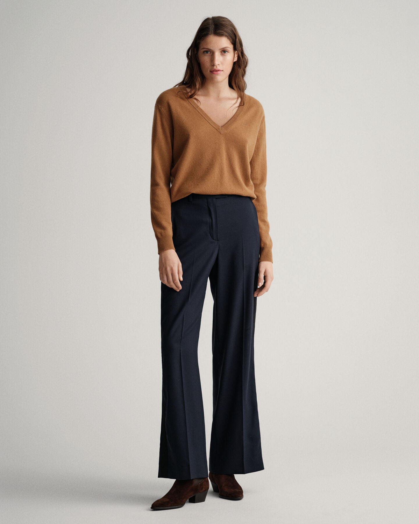 Tuxedo Hose mit hohem Bund