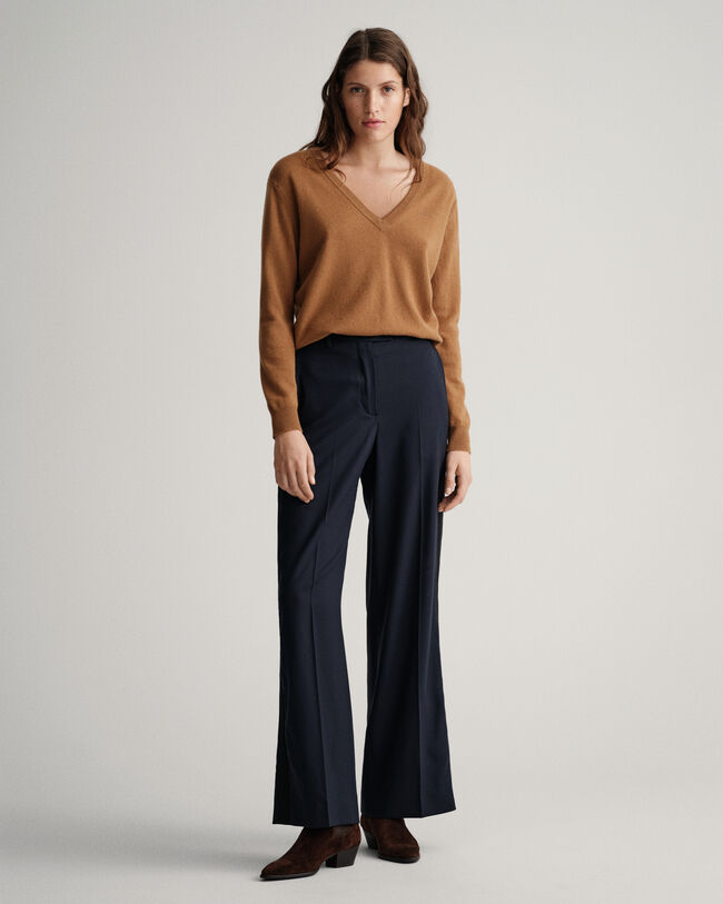 Tuxedo Hose mit hohem Bund