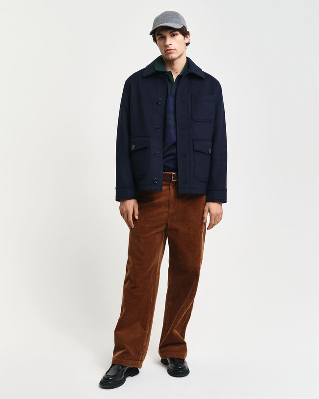 Field Jacket aus Wolle