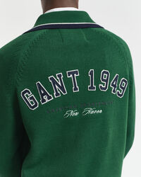 GANT 1949 Graphic Strickjacke mit Reißverschluss