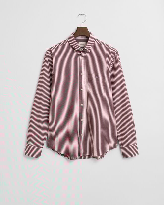 Regular Fit Classic Popeline Hemd mit Streifen