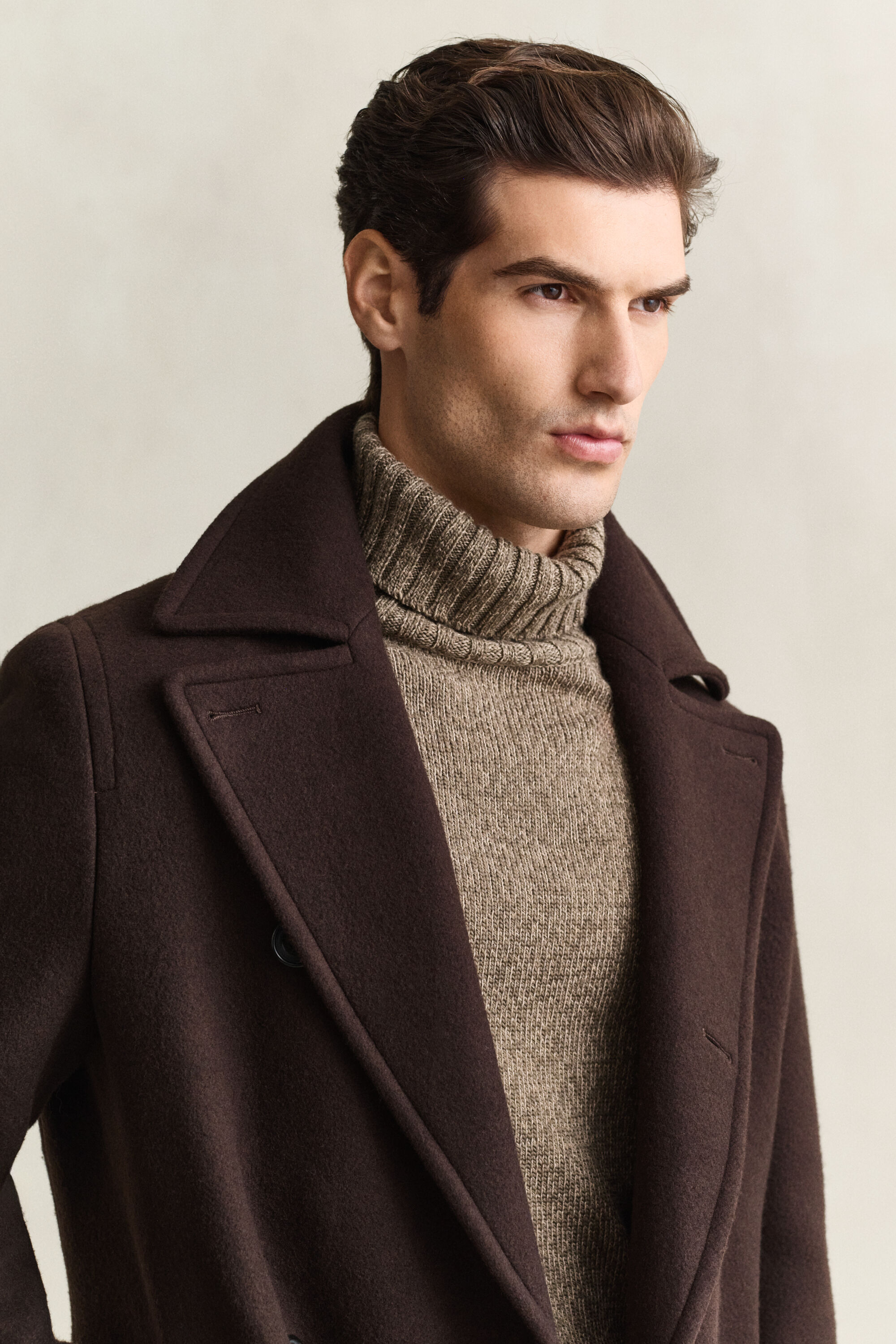 Cappotto con cintura Utility