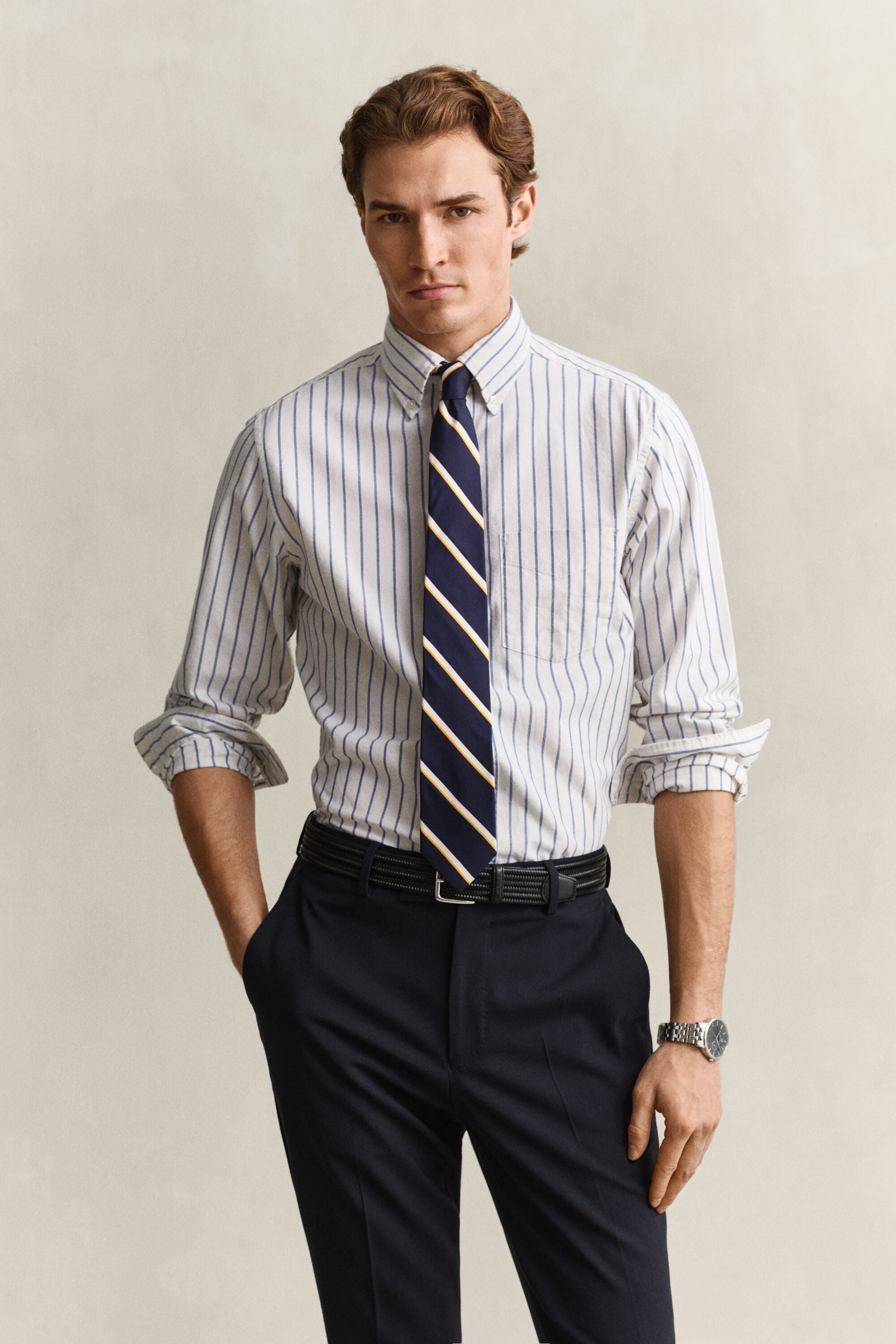 Striped Classic Oxford Shirt