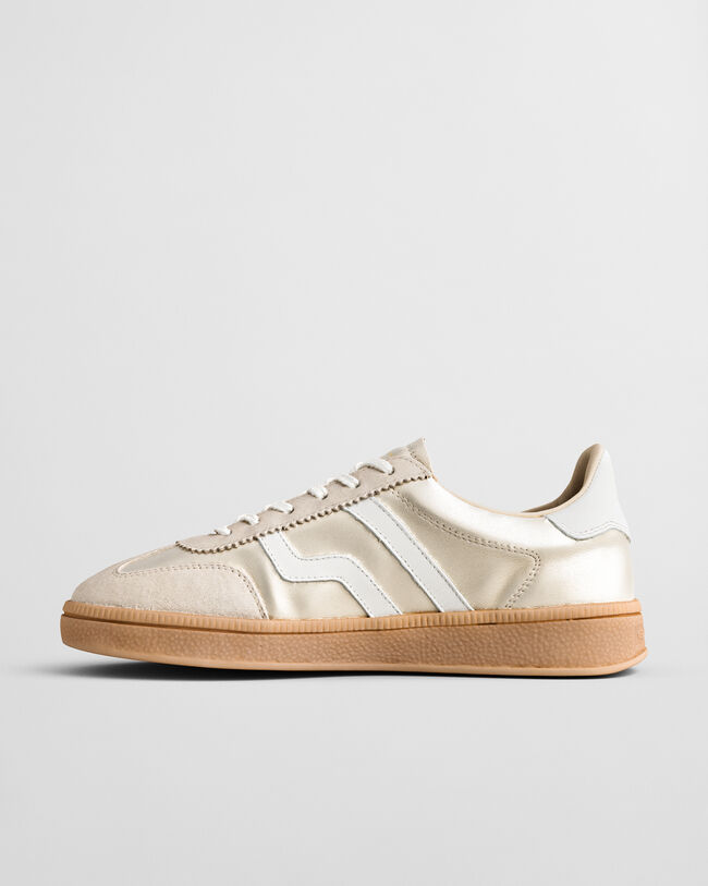 Cuzima Sneaker aus Metallic-Leder