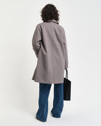 Kurzmantel mit kleinem Karomuster