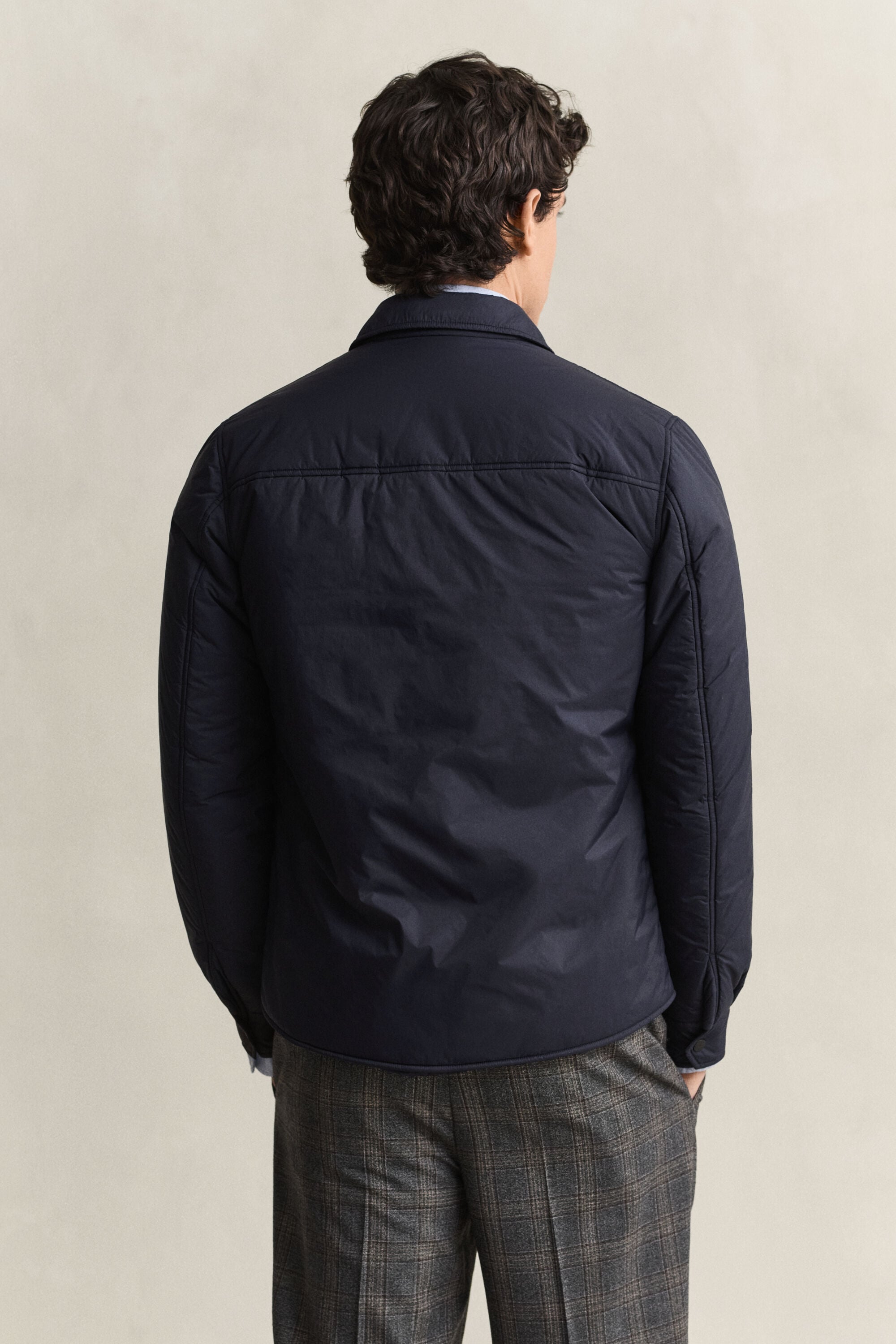 Camicia giacca imbottita leggera