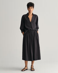 Seersucker Pull-On Rock mit Streifen