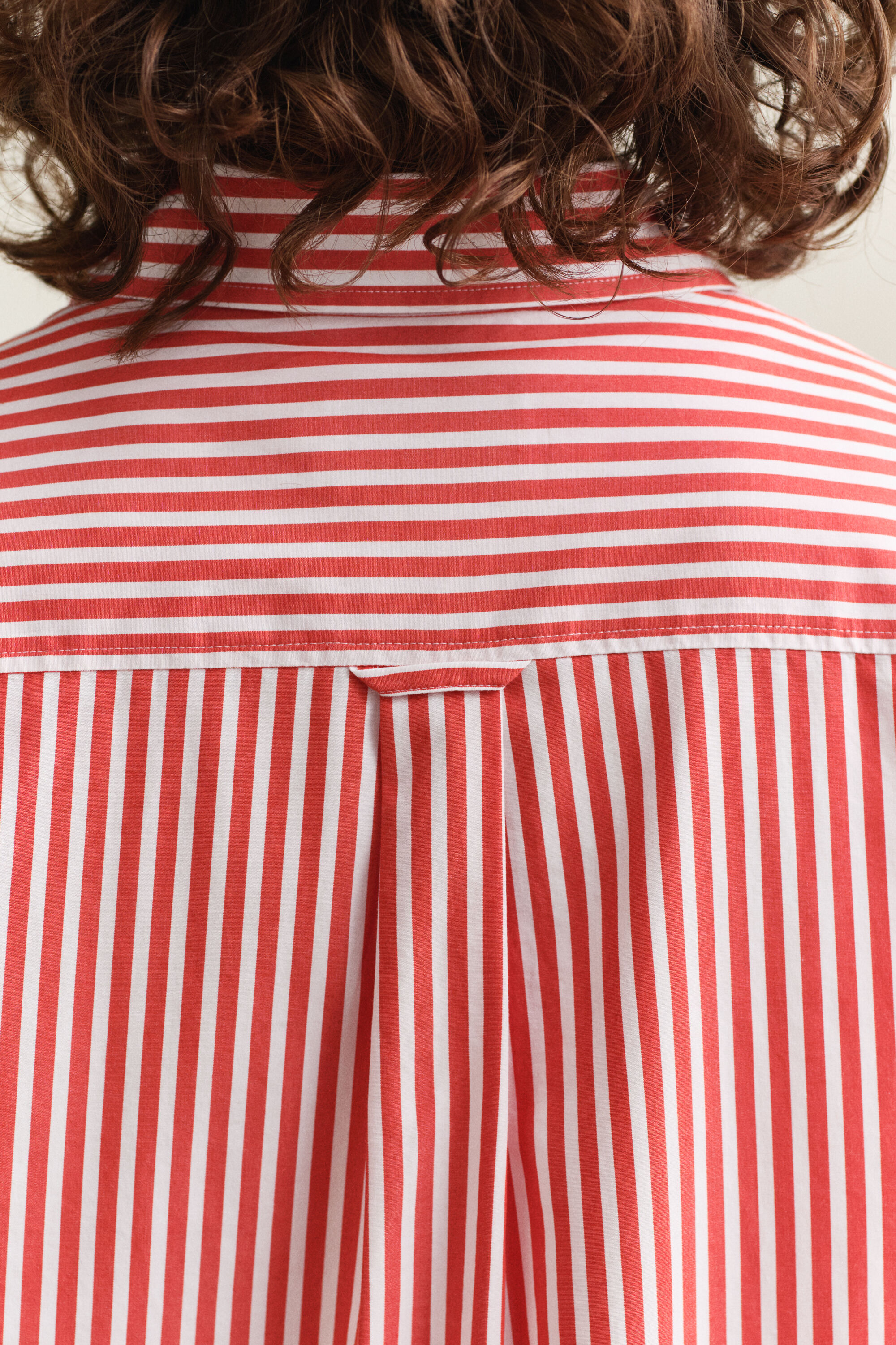 Camicia classica in popeline a righe regular fit