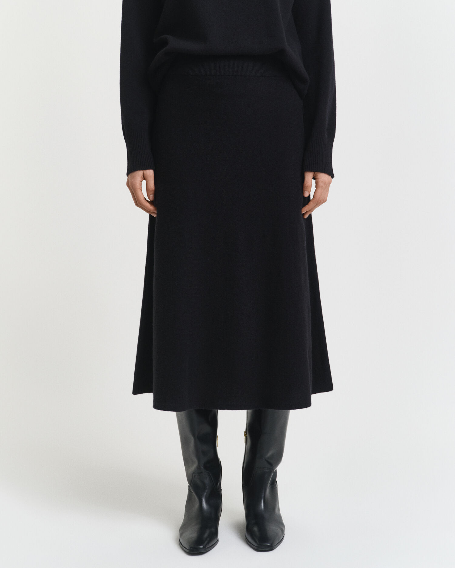 Gonna in finissima lana d'agnello