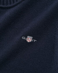 Klassischer Rundhalspullover aus Baumwolle