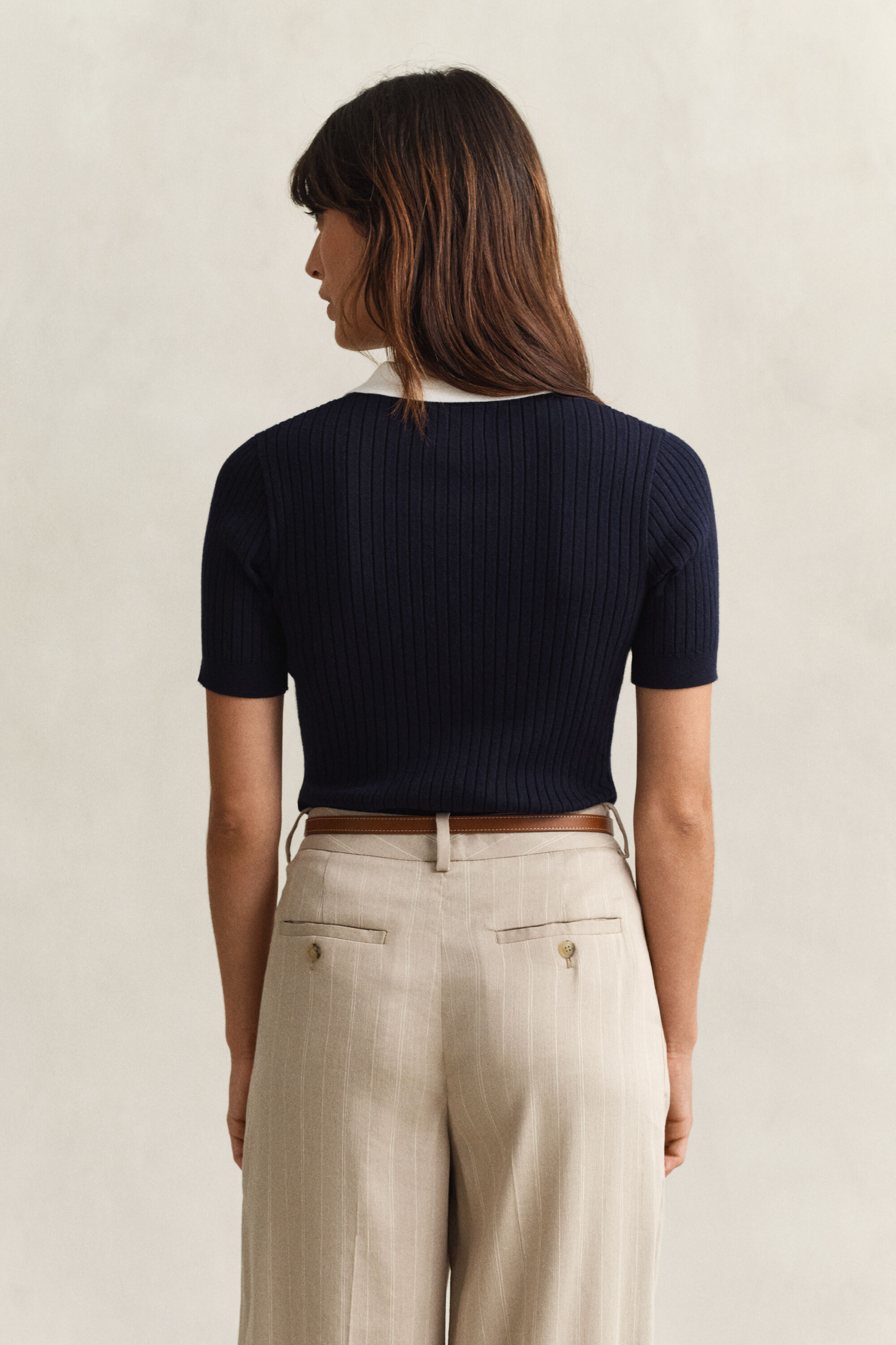 Rugger a maniche corte a coste