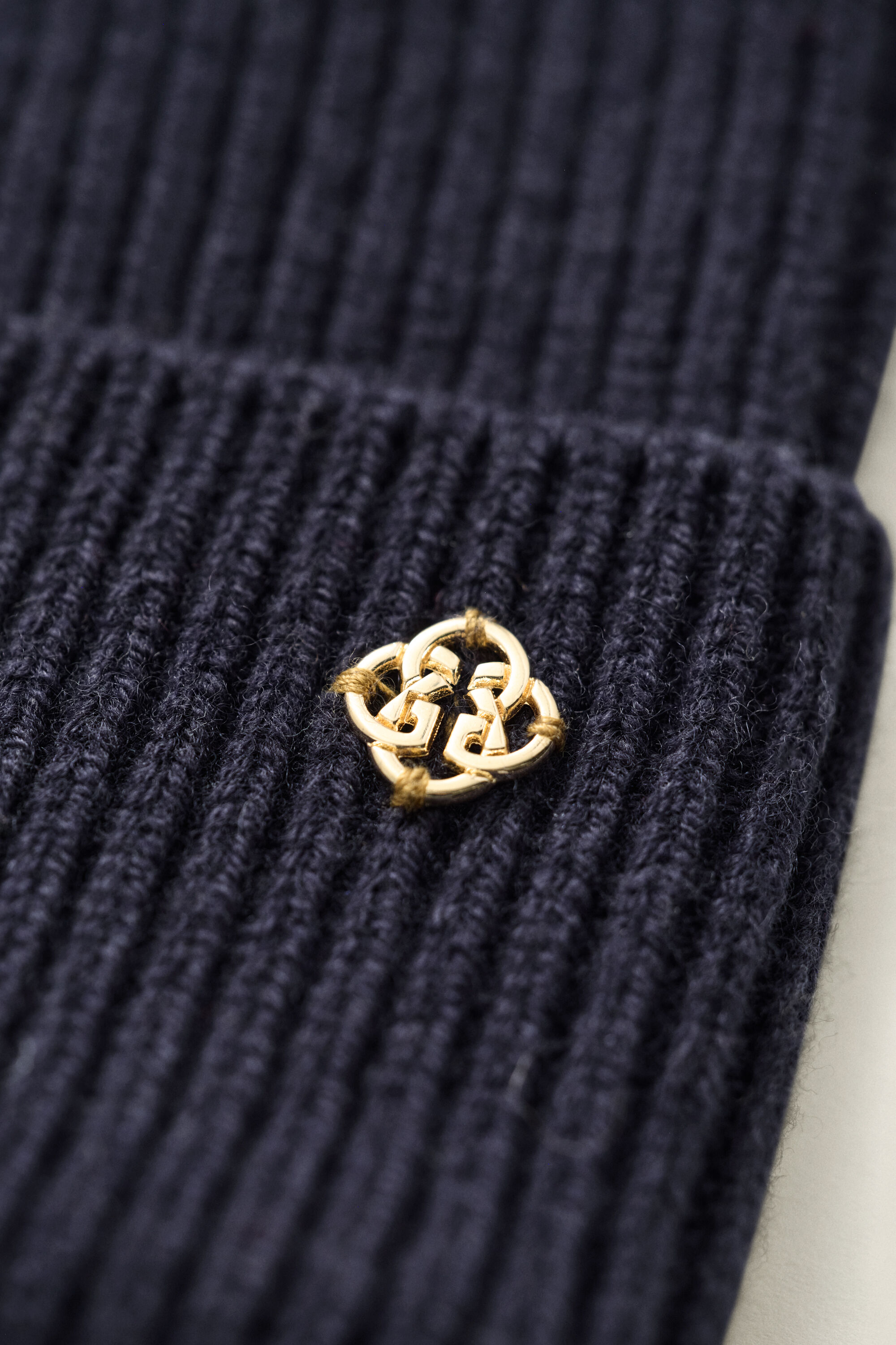 Ribbed Wool Beanie