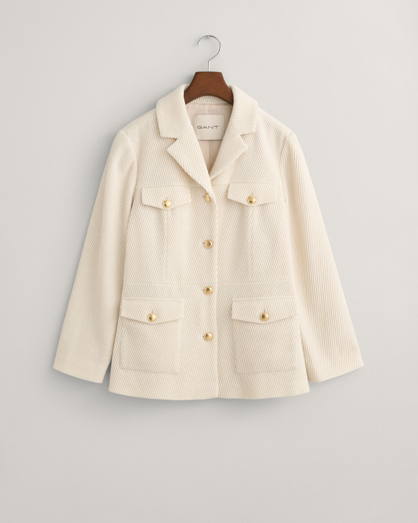 Slim Fit Blazerjacke mit Struktur