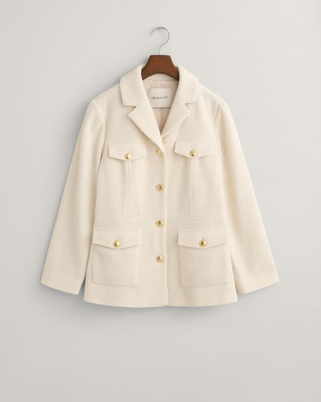 Slim Fit Blazerjacke mit Struktur