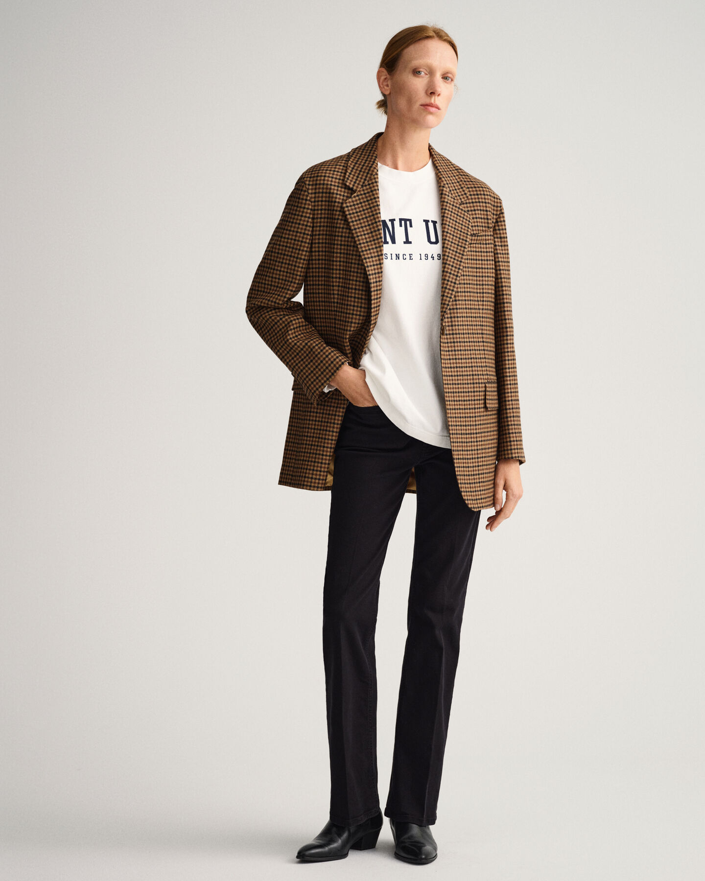 USA Graphic Langarm-T-Shirt