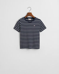 Teen Girls Shield T-Shirt mit Streifen