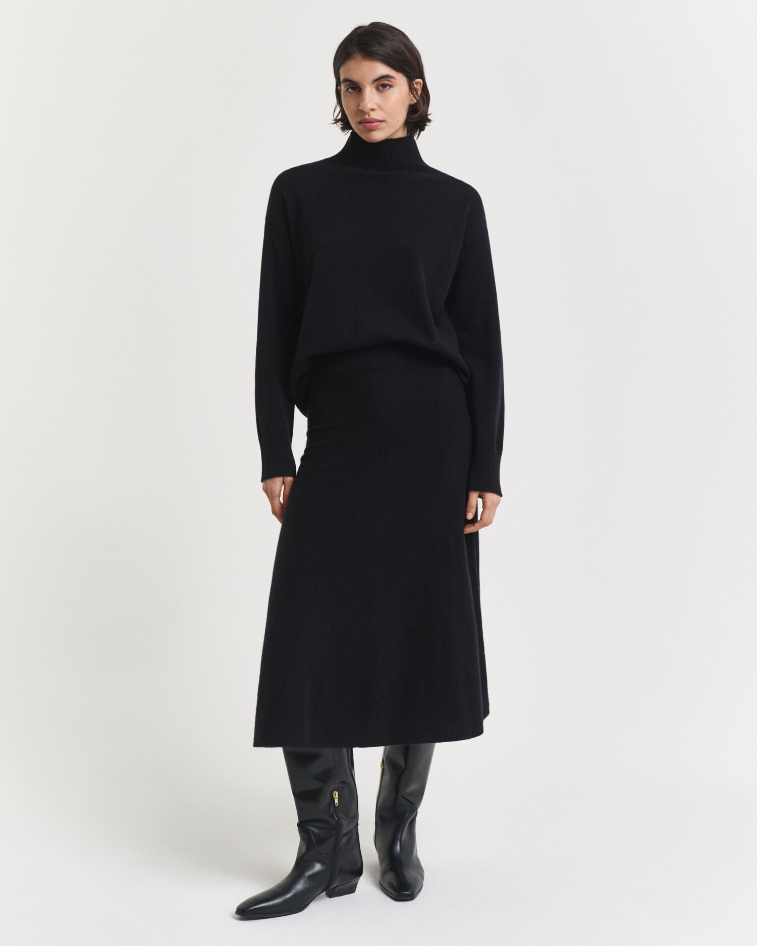 Gonna in finissima lana d'agnello