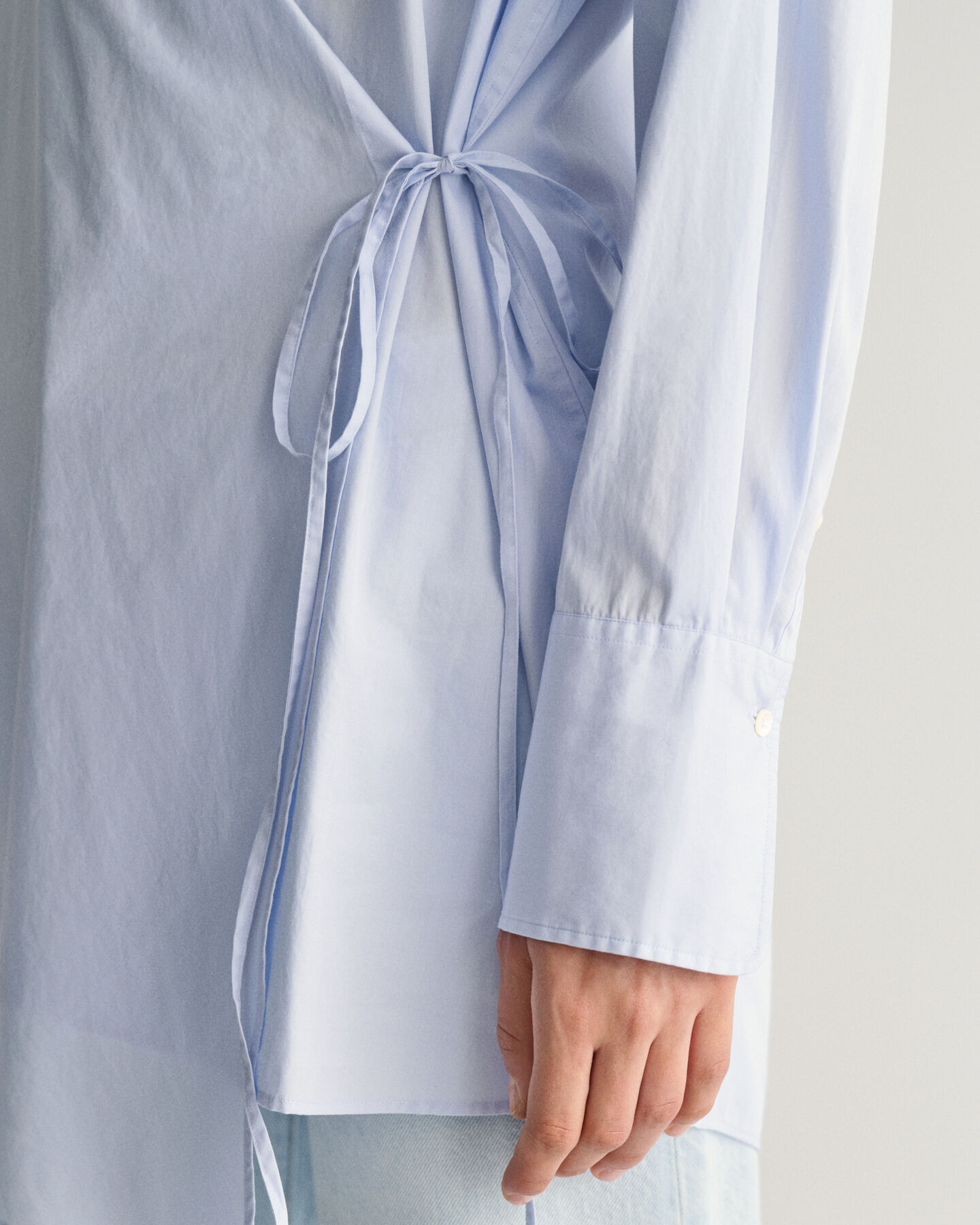 Oversized Wickelbluse