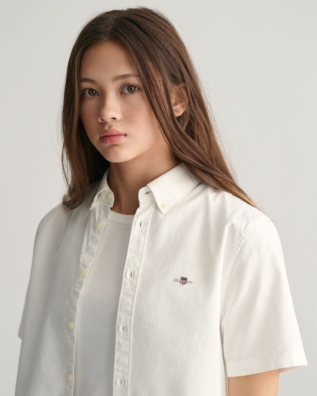 Teens Oxford-Kurzarmhemd