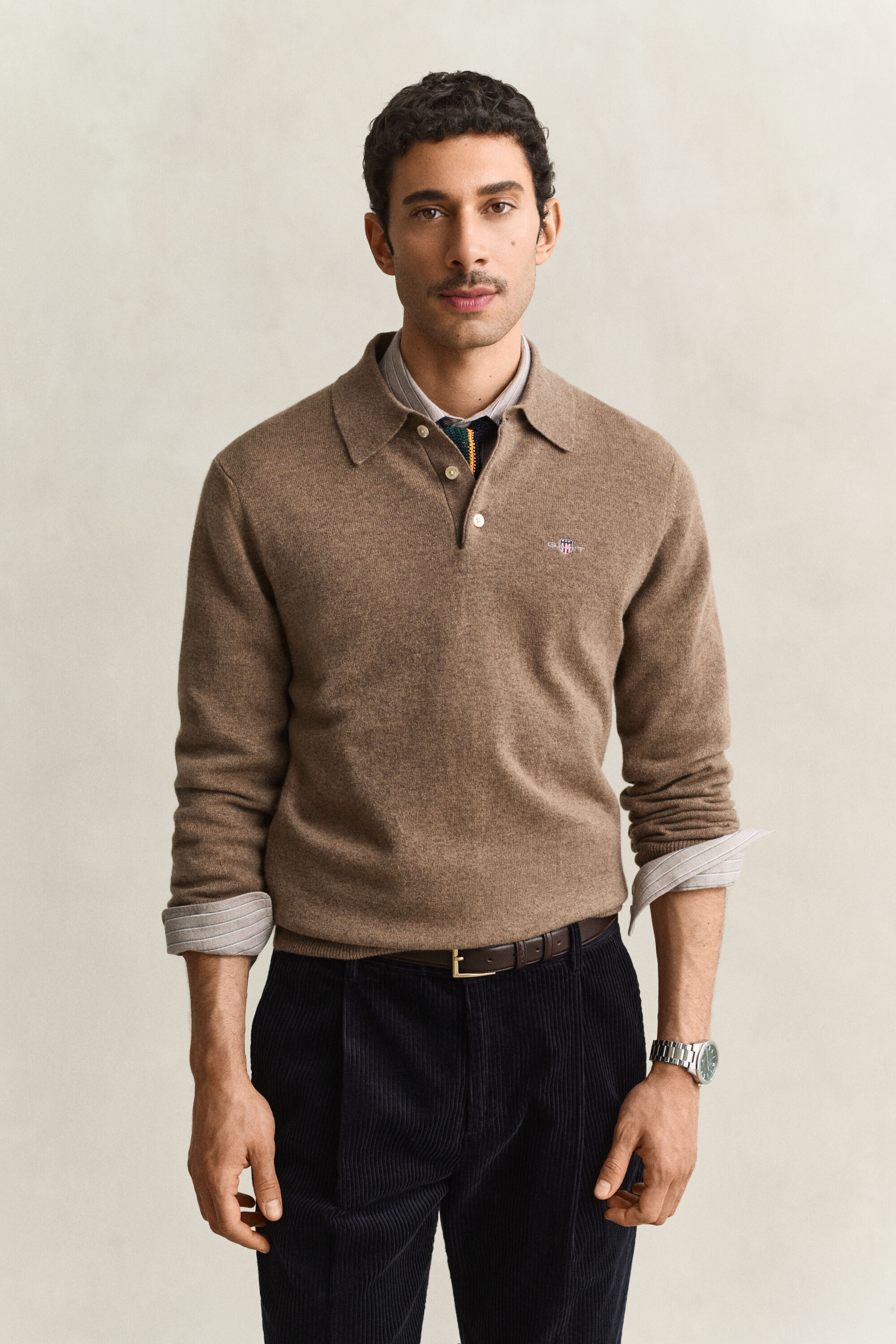 Superfine Lambswool Polopullover