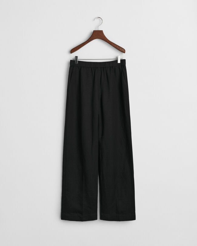 Relaxed Fit Leinenmix Pull-On Hose