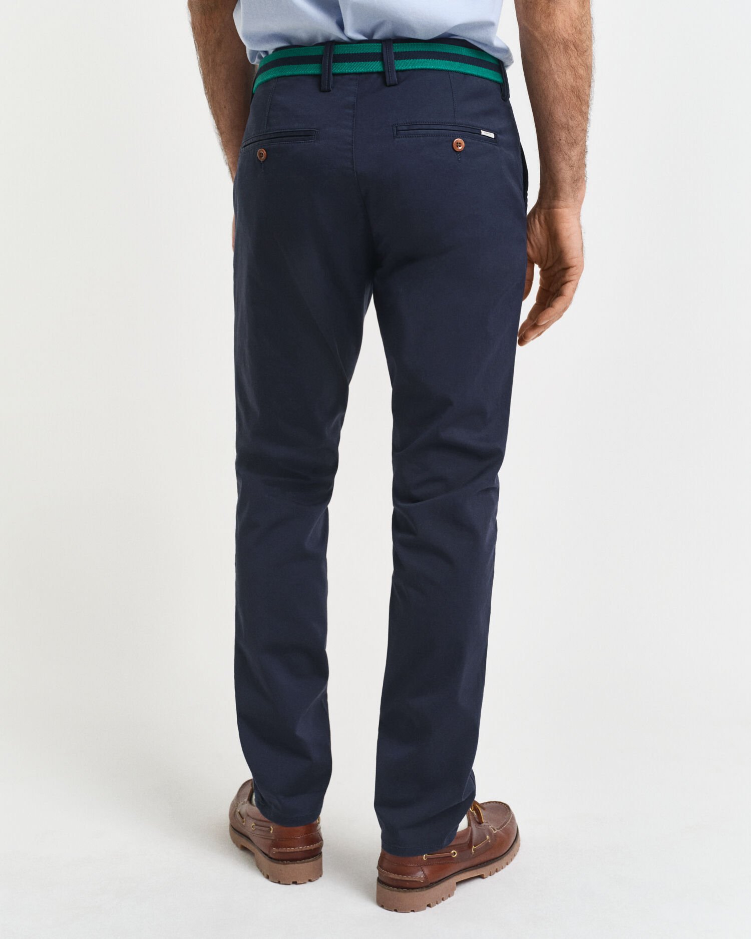 Pantalon chino coupe slim en sergé