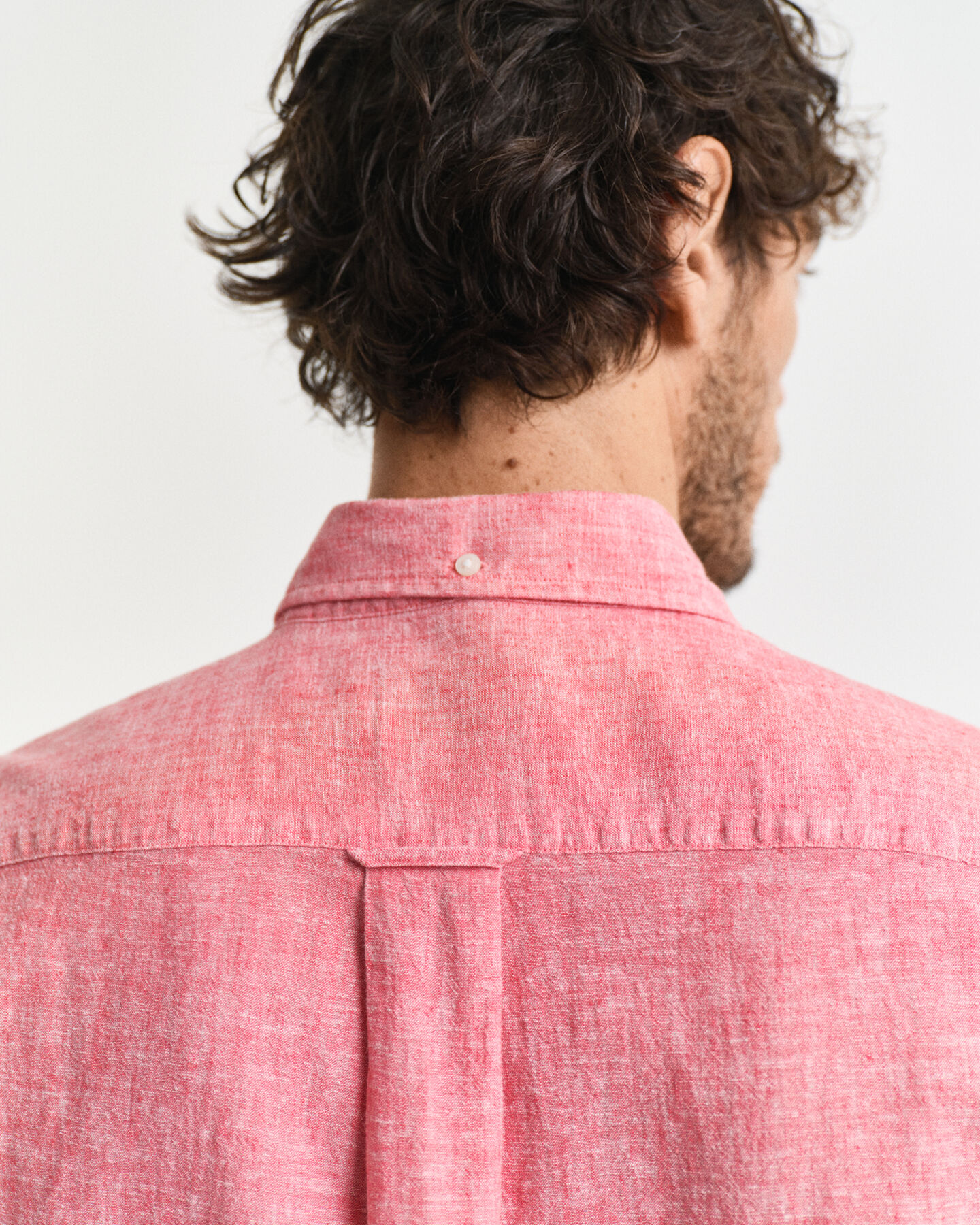 Regular Fit Baumwoll Leinen Kurzarmhemd