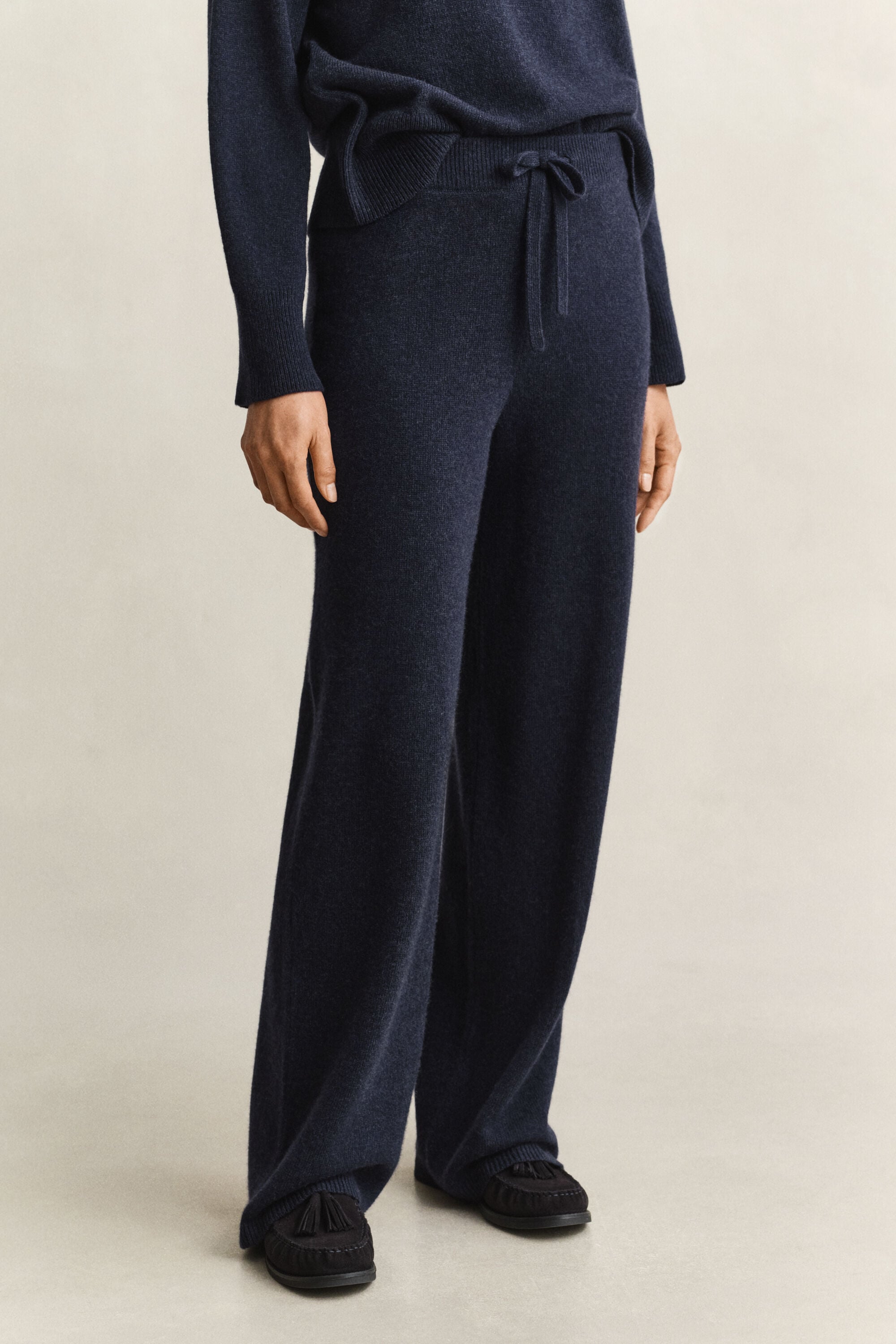 Wool Cashmere Blend Pants