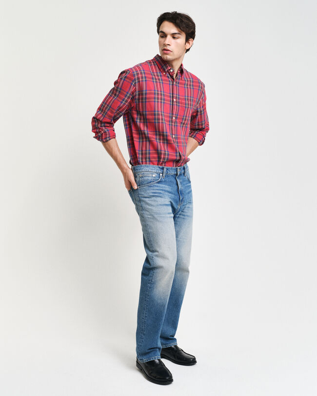 Relaxed Fit Tartan Hemd mit Karomuster