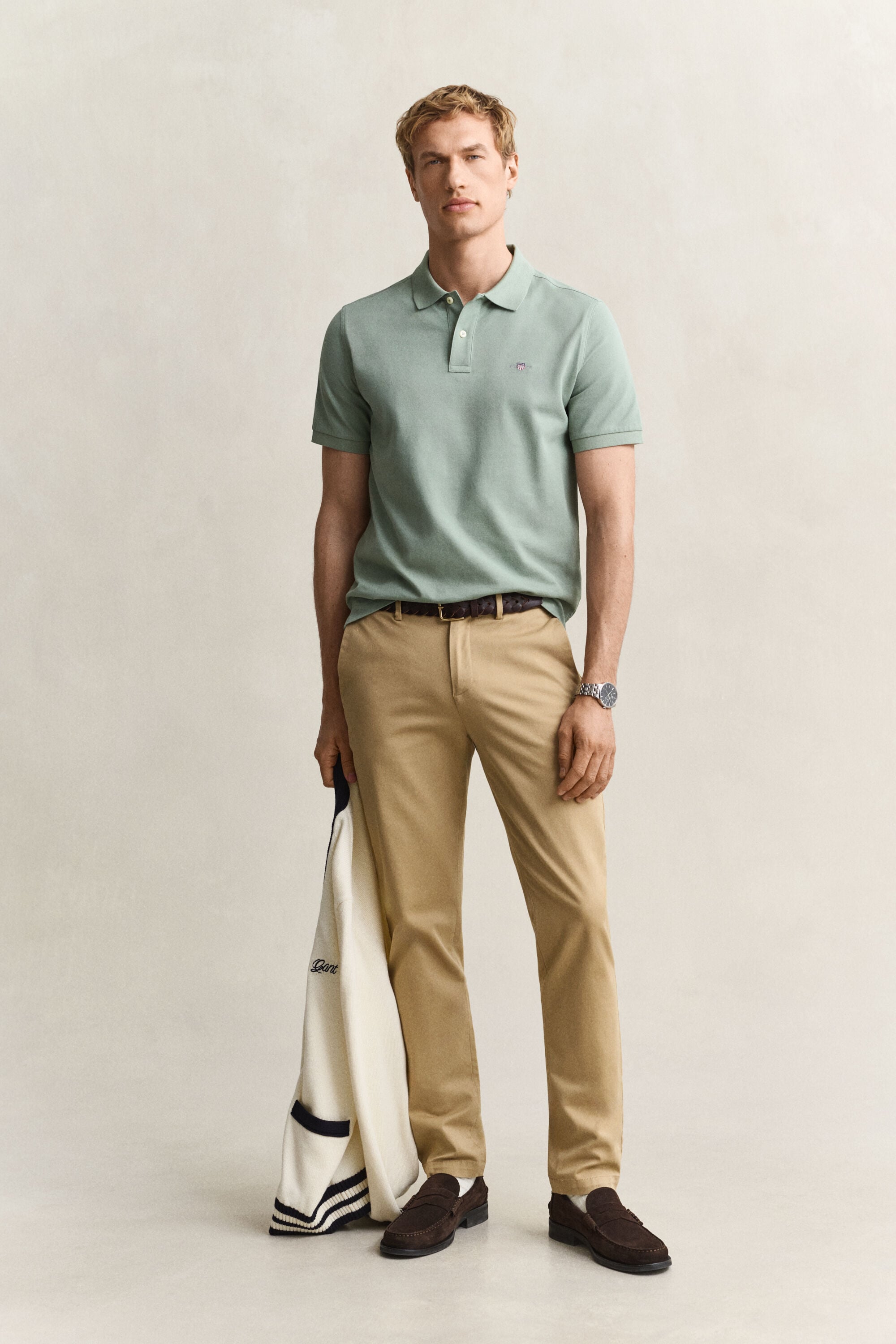 Elegante Slim Fit Chinohose