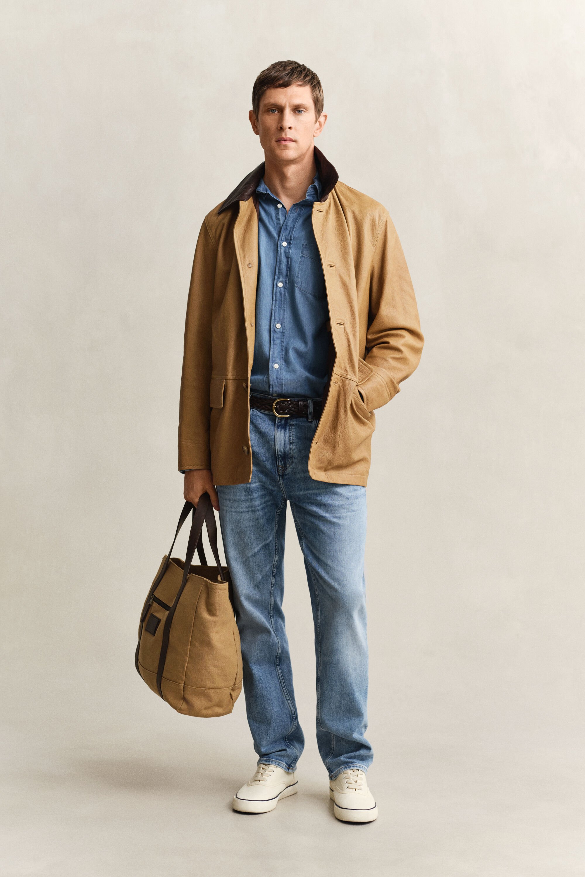 Camicia indaco regular fit